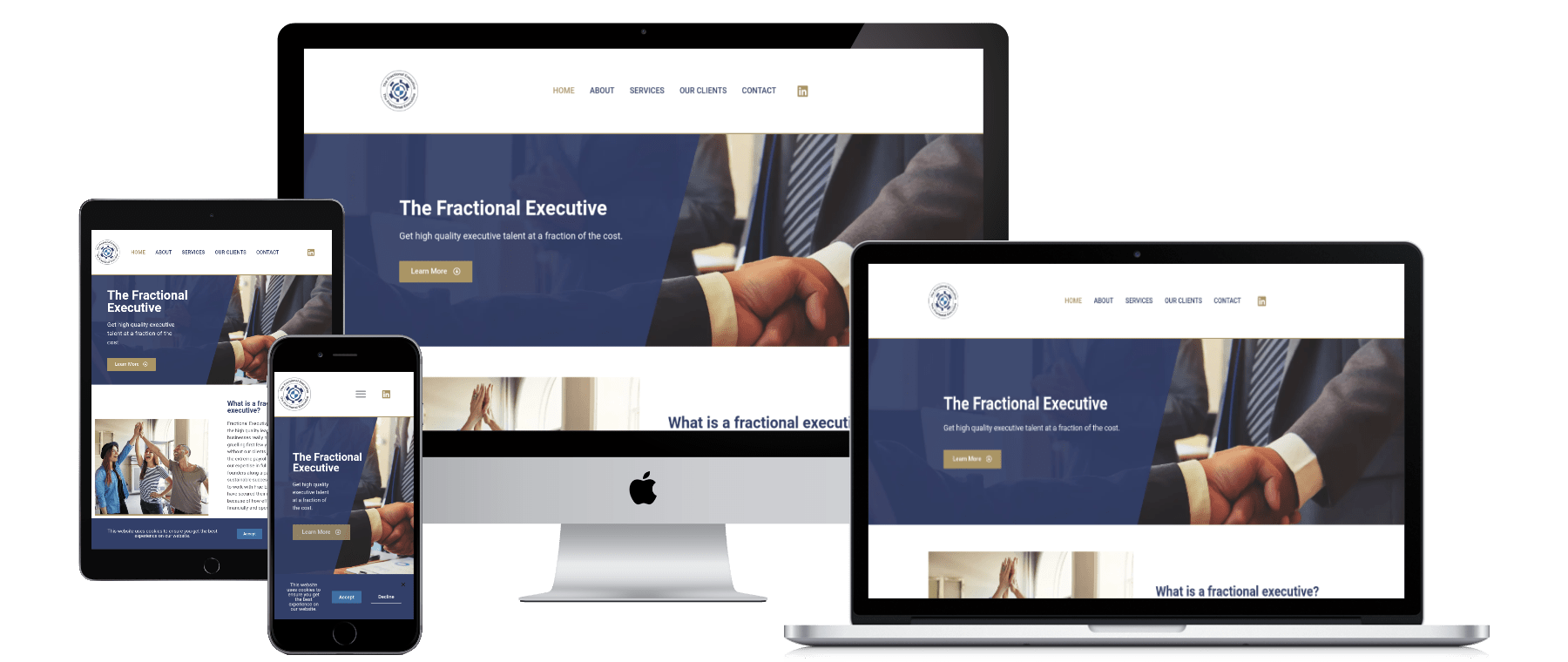 5 Page Website for www.thefracexec.com